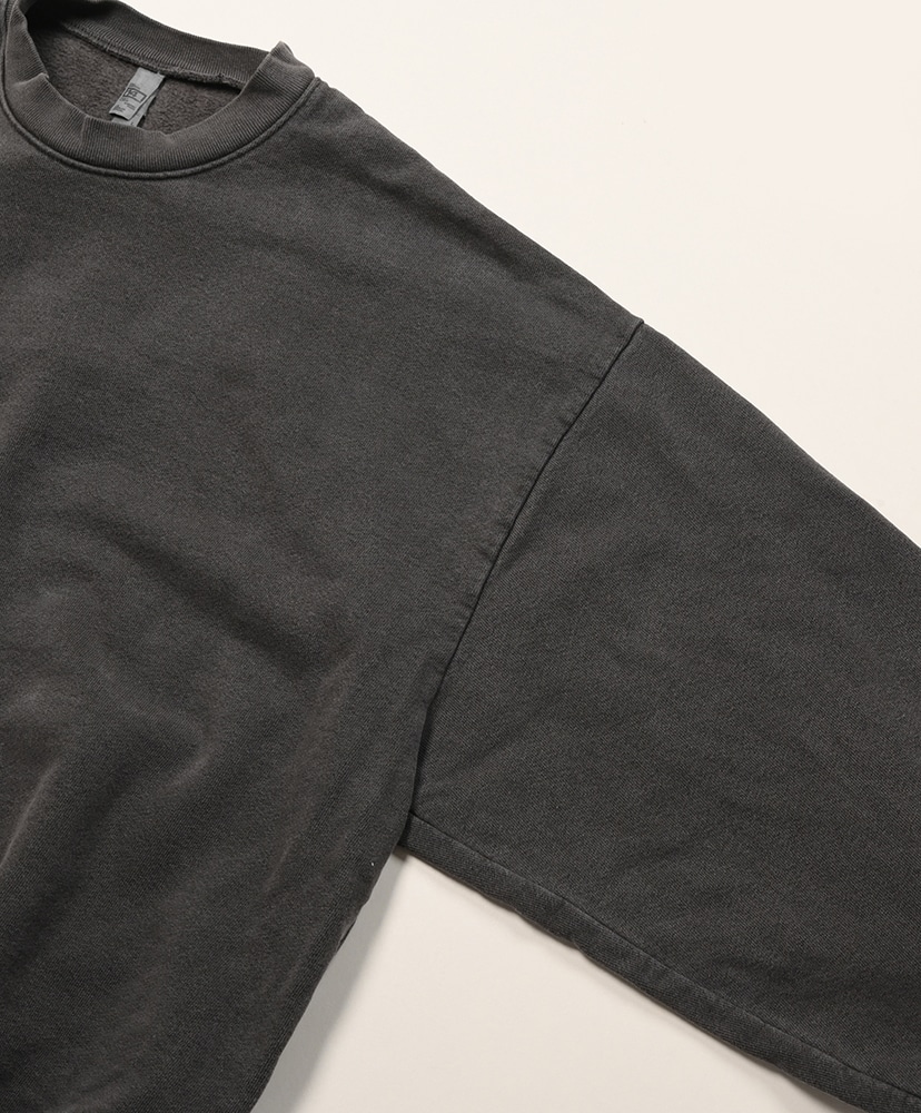 Heavy Fleece Crewneck Sweat (Garment Dye) Vintage Black/ヴィンテージブラック L(MEN)