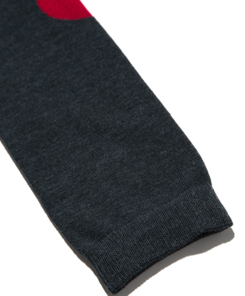 JAPAN FLAG バックスタイルソックス CH Grey/チャコールグレー 27cm-29cm