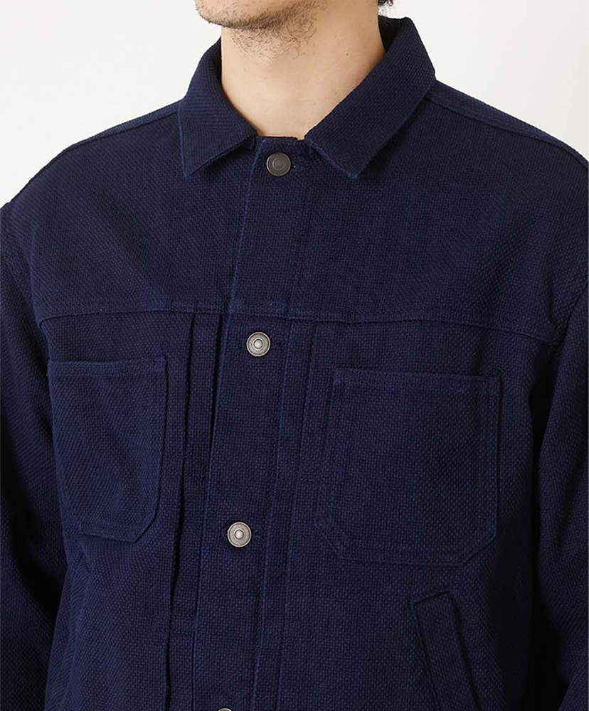 ホンアイニジュウオリサシコ トラッカージャケット Indigo/インディゴ L(MEN)