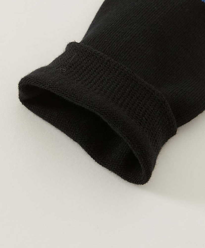 アオマルジャカードソックス Black/ブラック 25cm-27cm