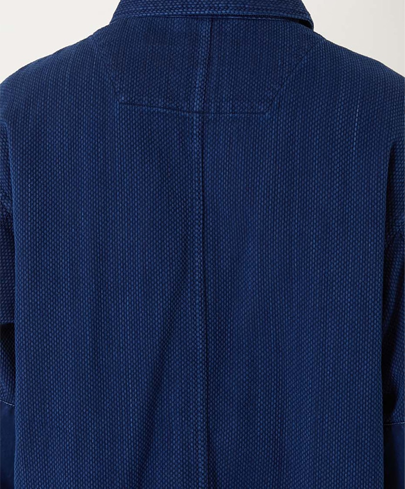 カセゾメサシコ ファティーグシャツ Indigo/インディゴ L(MEN)