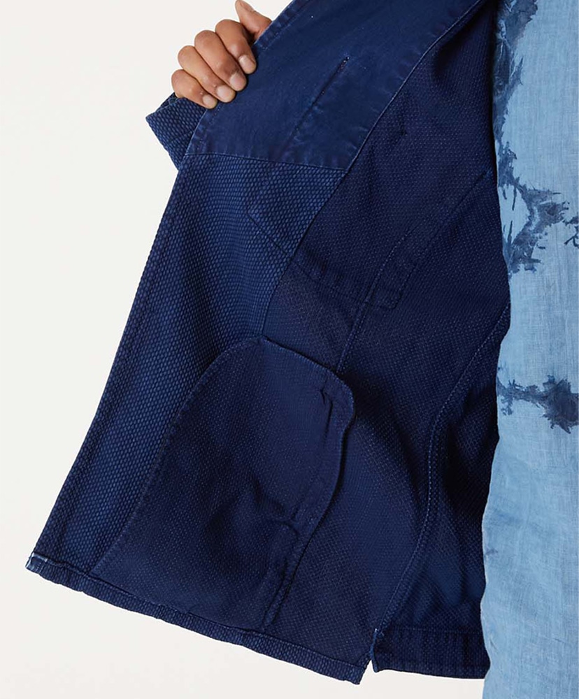 カセゾメサシコ ファティーグシャツ Indigo/インディゴ L(MEN)