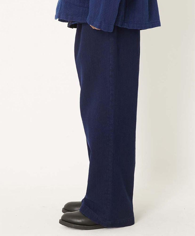 ホンアイニジュウオリサシコ タックワイドパンツ Indigo/インディゴ L(MEN)