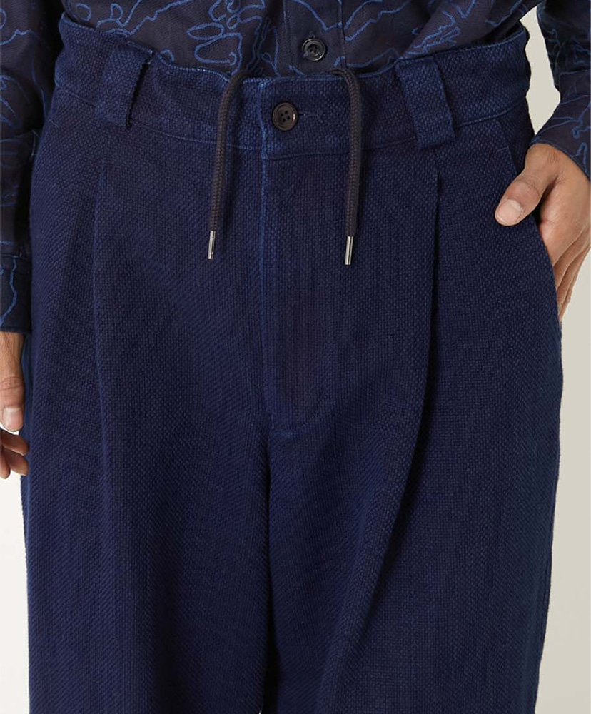 ホンアイニジュウオリサシコ タックワイドパンツ Indigo/インディゴ L(MEN)