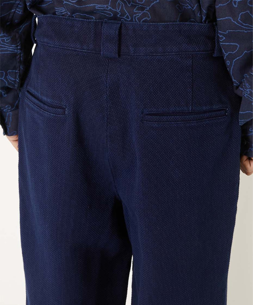 ホンアイニジュウオリサシコ タックワイドパンツ Indigo/インディゴ L(MEN)