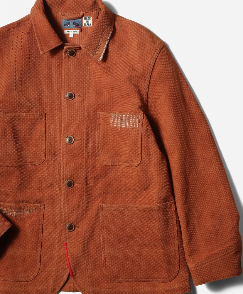 LOFTMAN別注 50th サシコカバーオール 柿渋染/カキシブゾメ L(MEN)