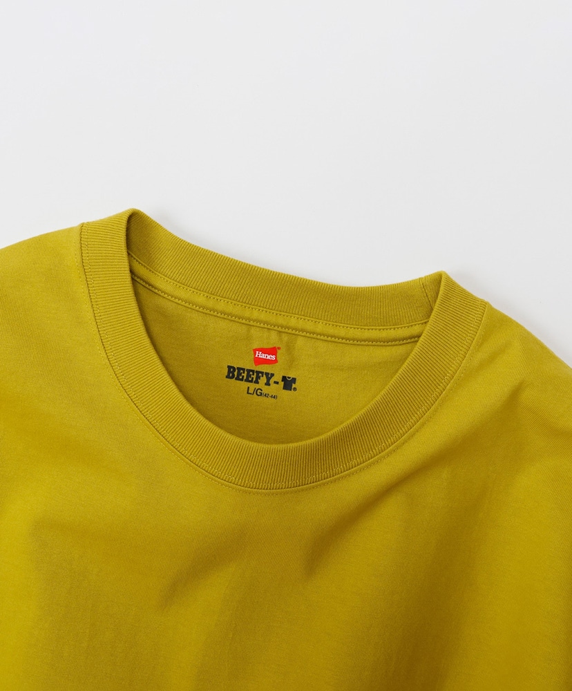 Beefy-T Crew Neck T-Shirt Mustard/マスタード L(MEN)
