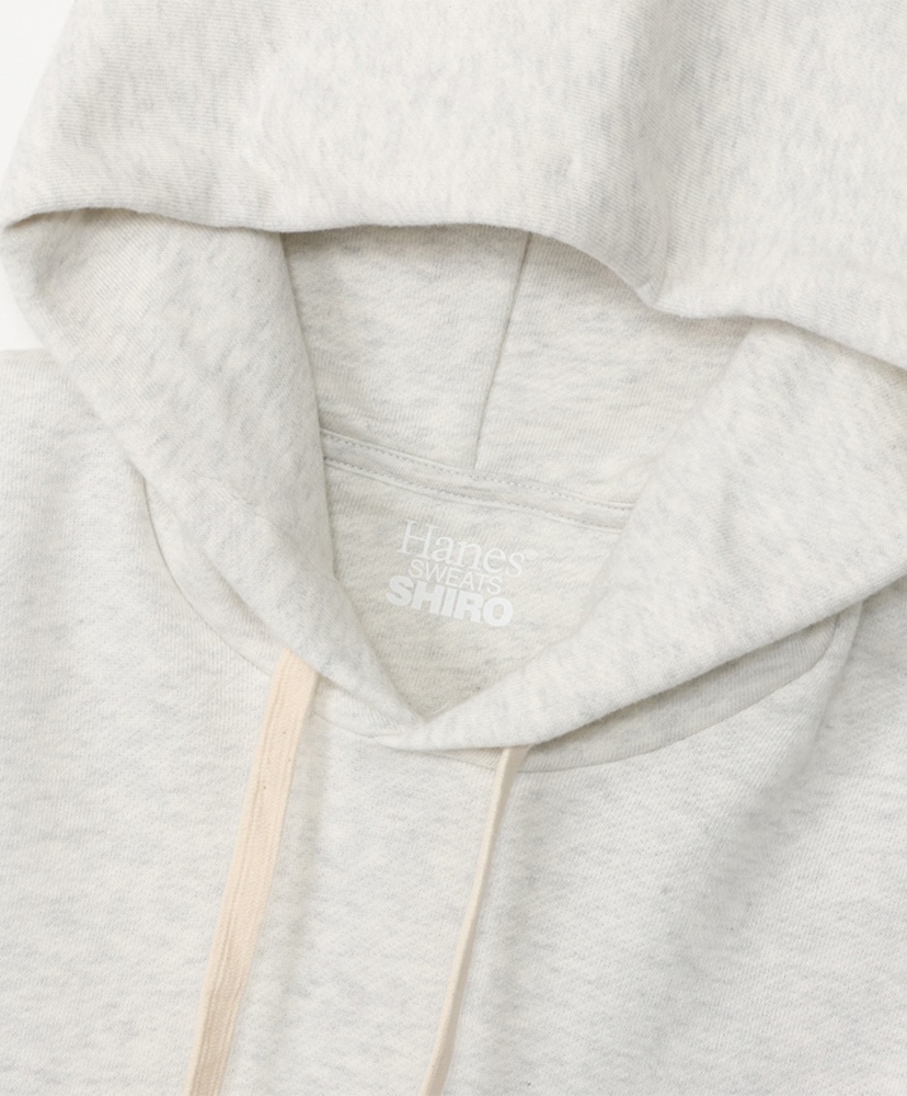 Sweat SHIRO - Sweat Hoody Heather White/ヘザーホワイト L(MEN)
