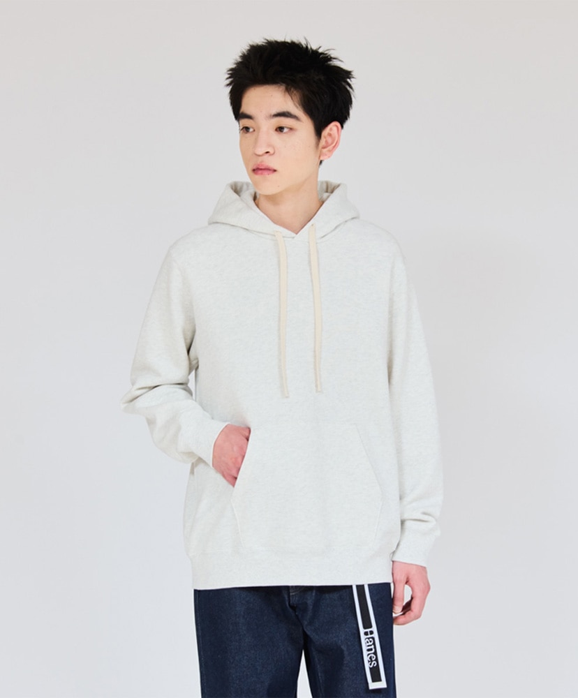 Sweat SHIRO - Sweat Hoody Heather White/ヘザーホワイト L(MEN)