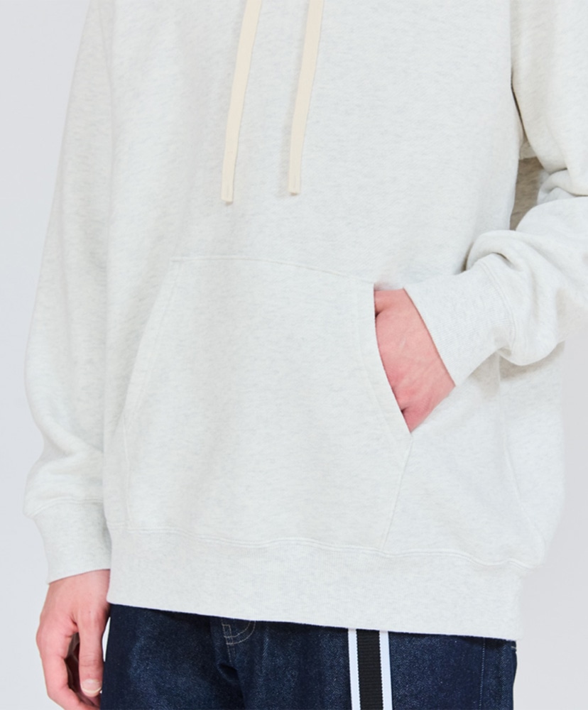 Sweat SHIRO - Sweat Hoody Heather White/ヘザーホワイト L(MEN)