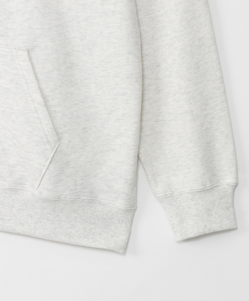 Sweat SHIRO - Sweat Zip Up Hoody Heather White/ヘザーホワイト L(MEN)