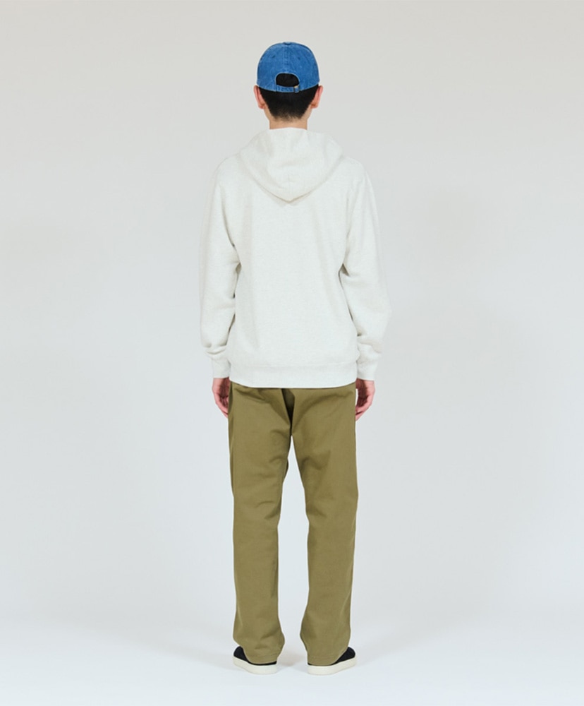 Sweat SHIRO - Sweat Zip Up Hoody Heather White/ヘザーホワイト L(MEN)