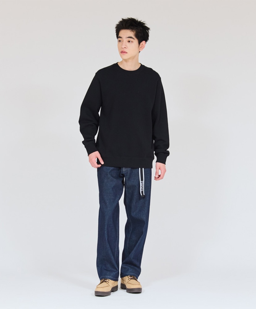 Sweat KURO - Crew Neck Sweats Shirt Black/ブラック L(MEN)