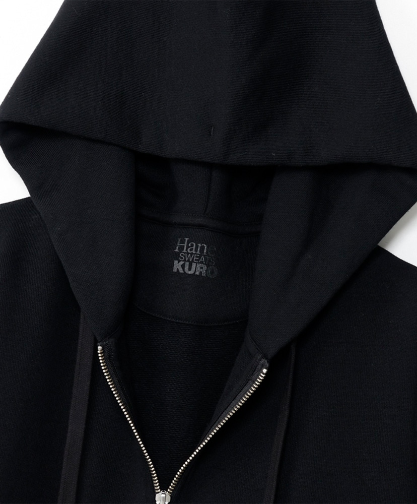 Sweat KURO - Sweat Zip Up Hoody Black/ブラック L(MEN)