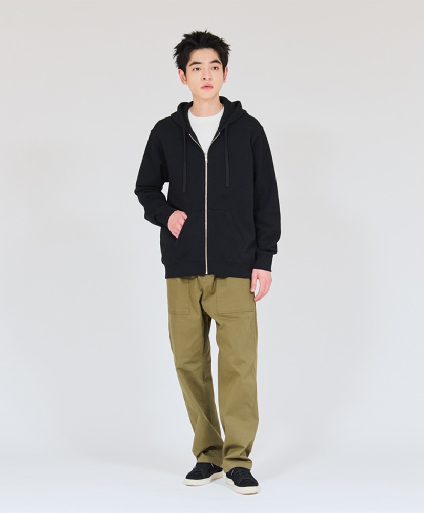 Sweat KURO - Sweat Zip Up Hoody Black/ブラック L(MEN)