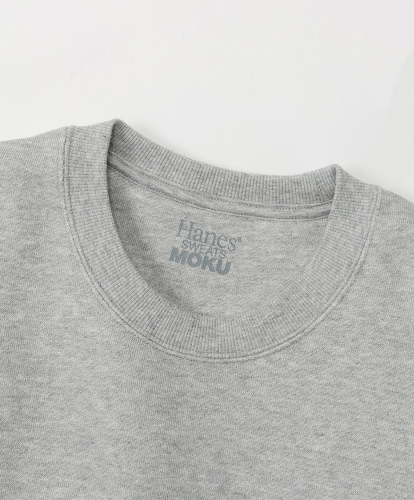 Sweat MOKU - Crew Neck Sweats Shirt Heather Gray/ヘザーグレー L(MEN)