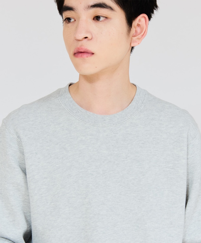 Sweat MOKU - Crew Neck Sweats Shirt Heather Gray/ヘザーグレー L(MEN)