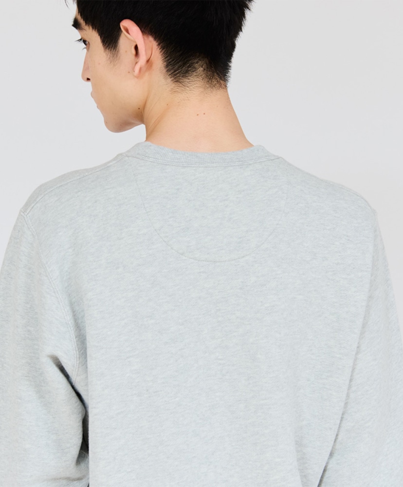 Sweat MOKU - Crew Neck Sweats Shirt Heather Gray/ヘザーグレー L(MEN)