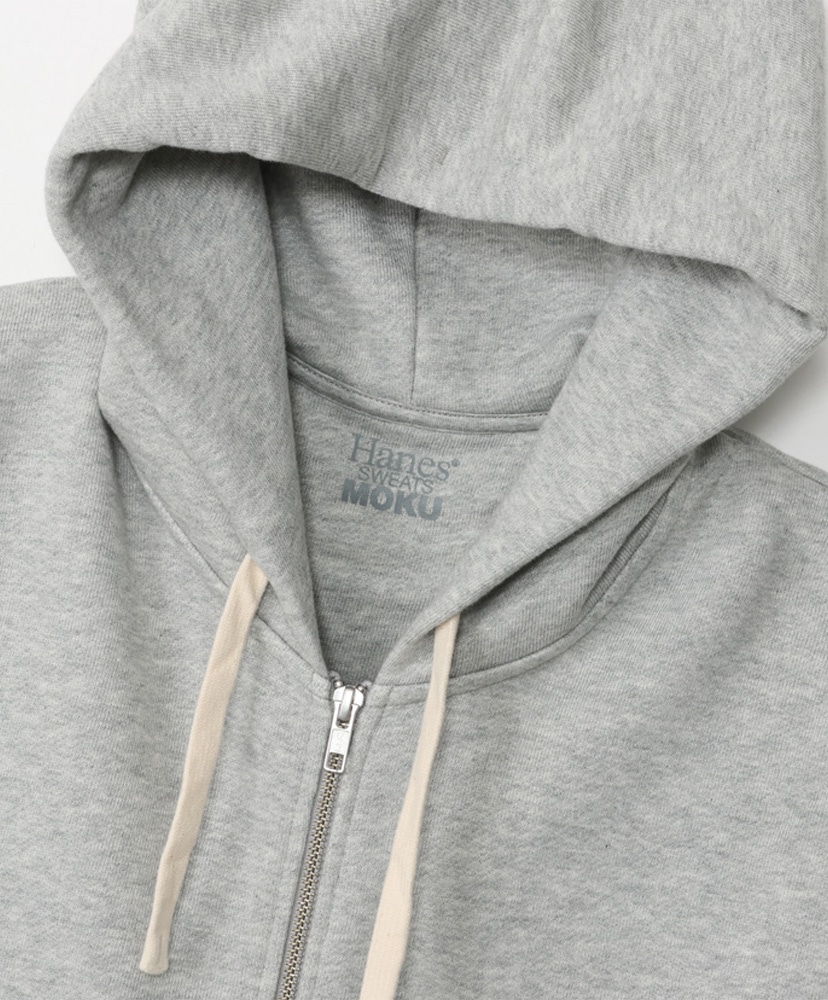 Sweat MOKU - Sweat Zip Up Hoody Heather Gray/ヘザーグレー L(MEN)