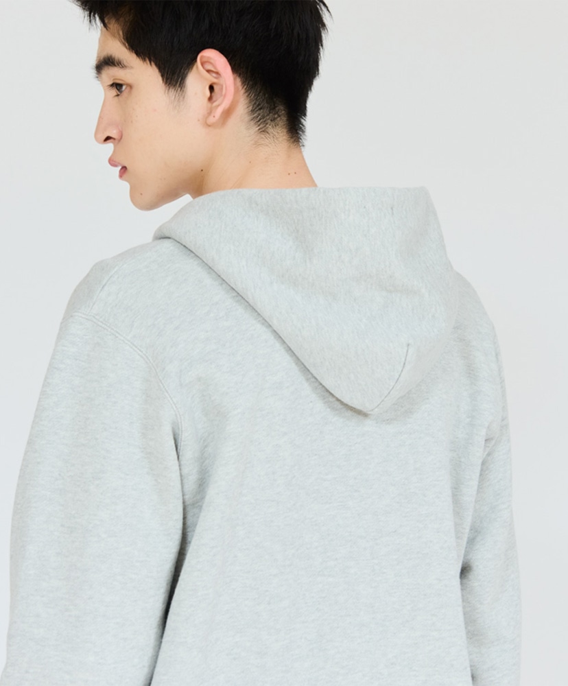 Sweat MOKU - Sweat Zip Up Hoody Heather Gray/ヘザーグレー L(MEN)