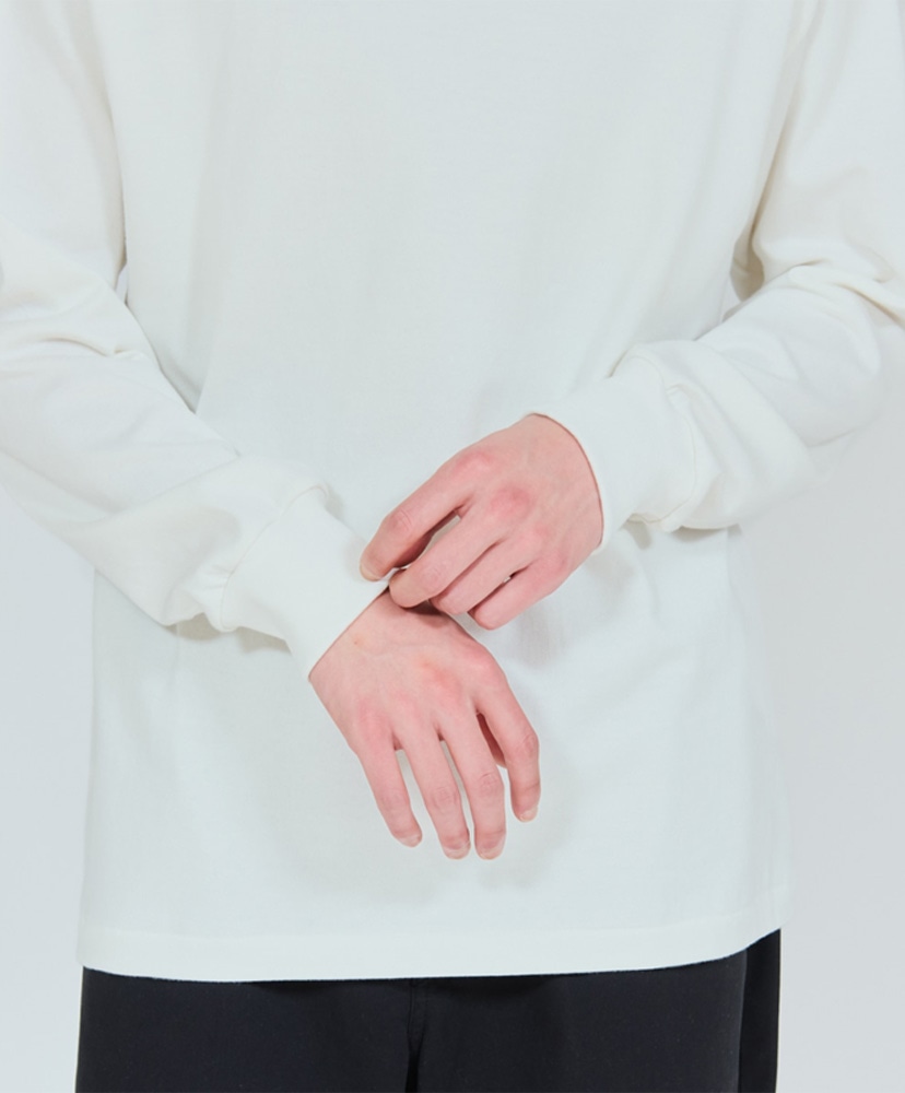 T-Shirts SHIRO - Crew Neck Long Sleeve T-Shirt White/ホワイト L(MEN)