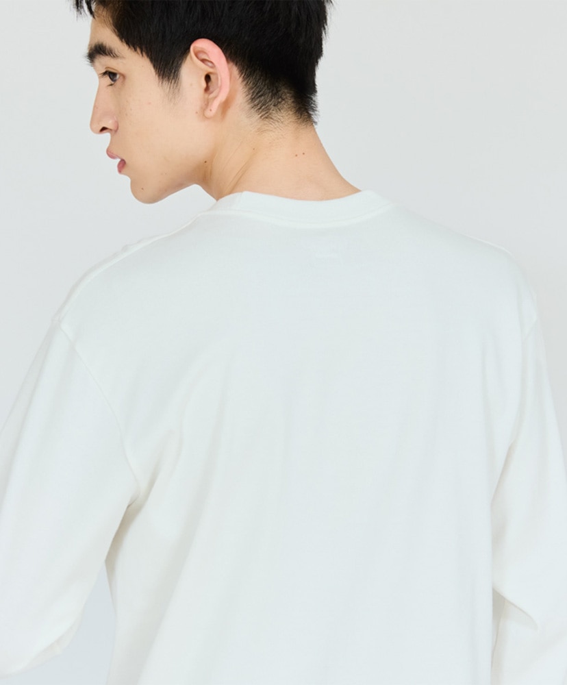 T-Shirts SHIRO - Crew Neck Long Sleeve T-Shirt White/ホワイト L(MEN)