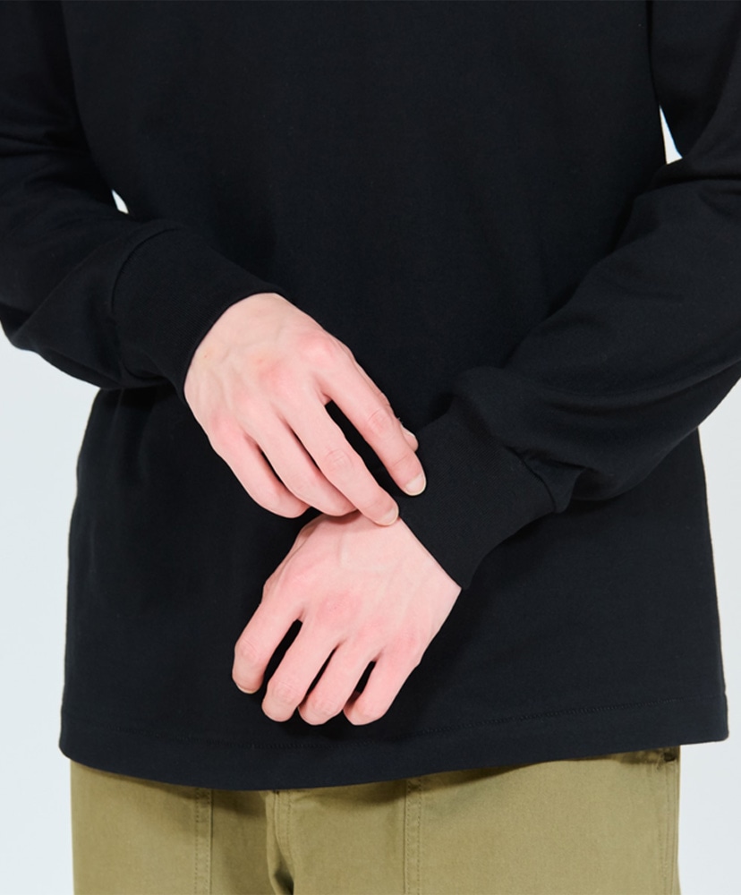 T-Shirts KURO - Crew Neck Long Sleeve T-Shirt Black/ブラック L(MEN)