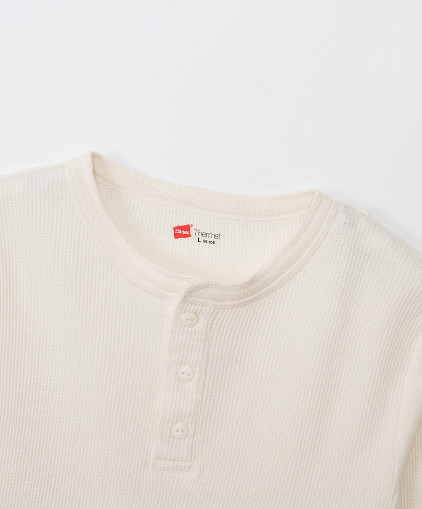 Thermal Top - Henry Neck Long Sleeve White/ホワイト L(MEN)