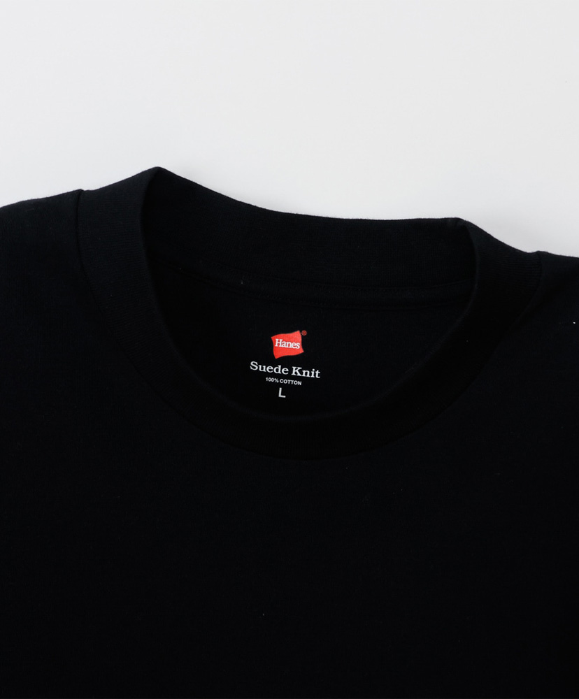 Suede Knit Crew Neck Long Sleeve Black/ブラック L(MEN)