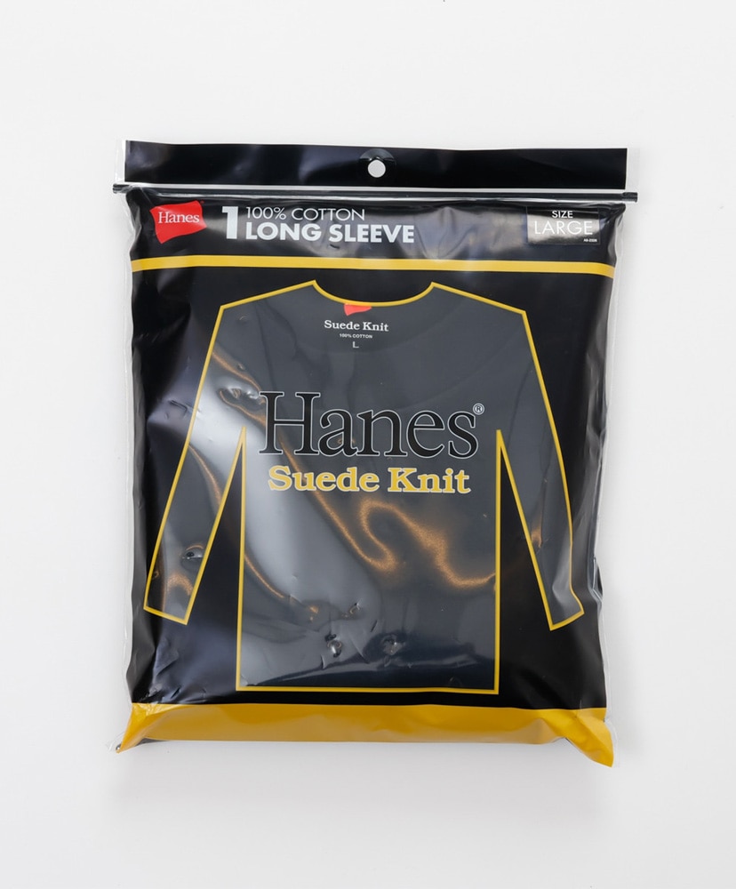 Suede Knit Crew Neck Long Sleeve Black/ブラック L(MEN)