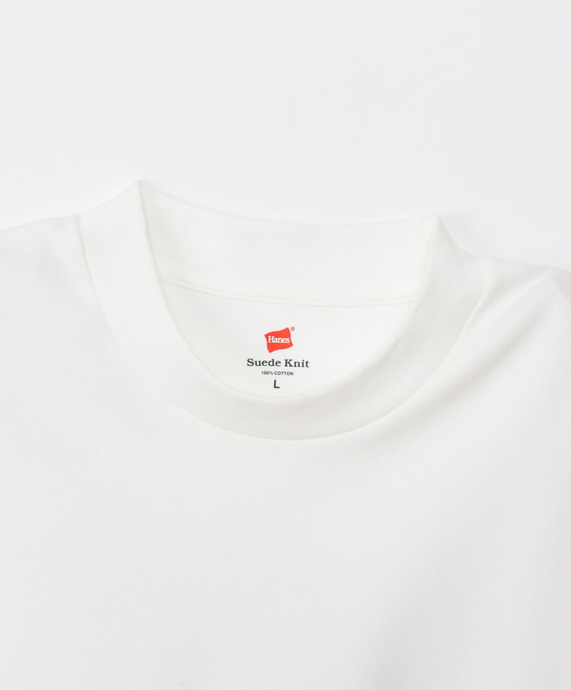 Suede Knit Crew Neck Long Sleeve White/ホワイト L(MEN)