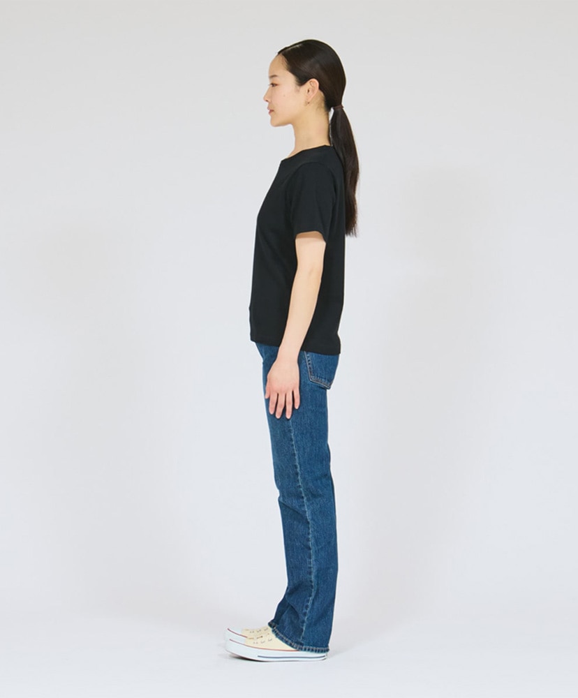 T-Shirts KURO for Her - Crew Neck T-Shirt Black/ブラック L(WOMEN)