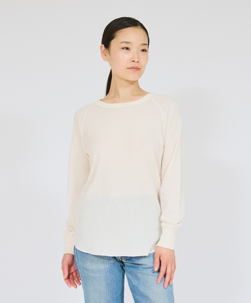 Thermal For Her - Long Sleeve T-Shirt Off White/オフホワイト L(WOMEN)