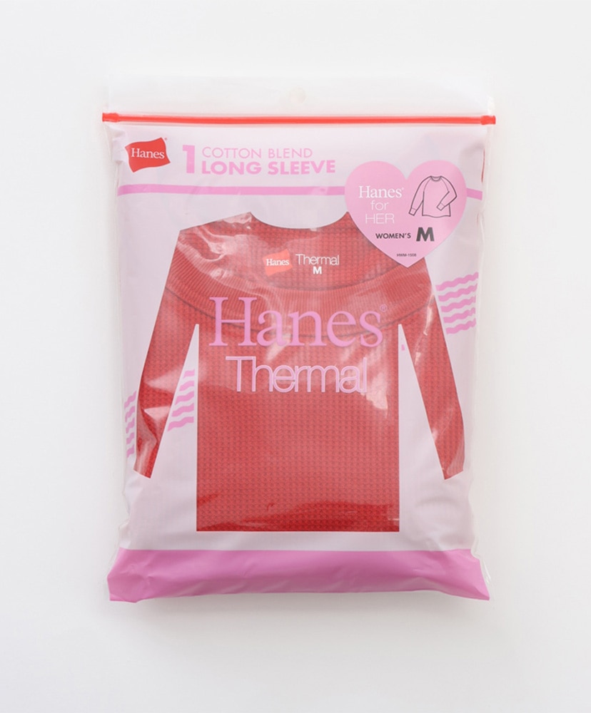Thermal For Her - Long Sleeve T-Shirt Red/レッド L(WOMEN)