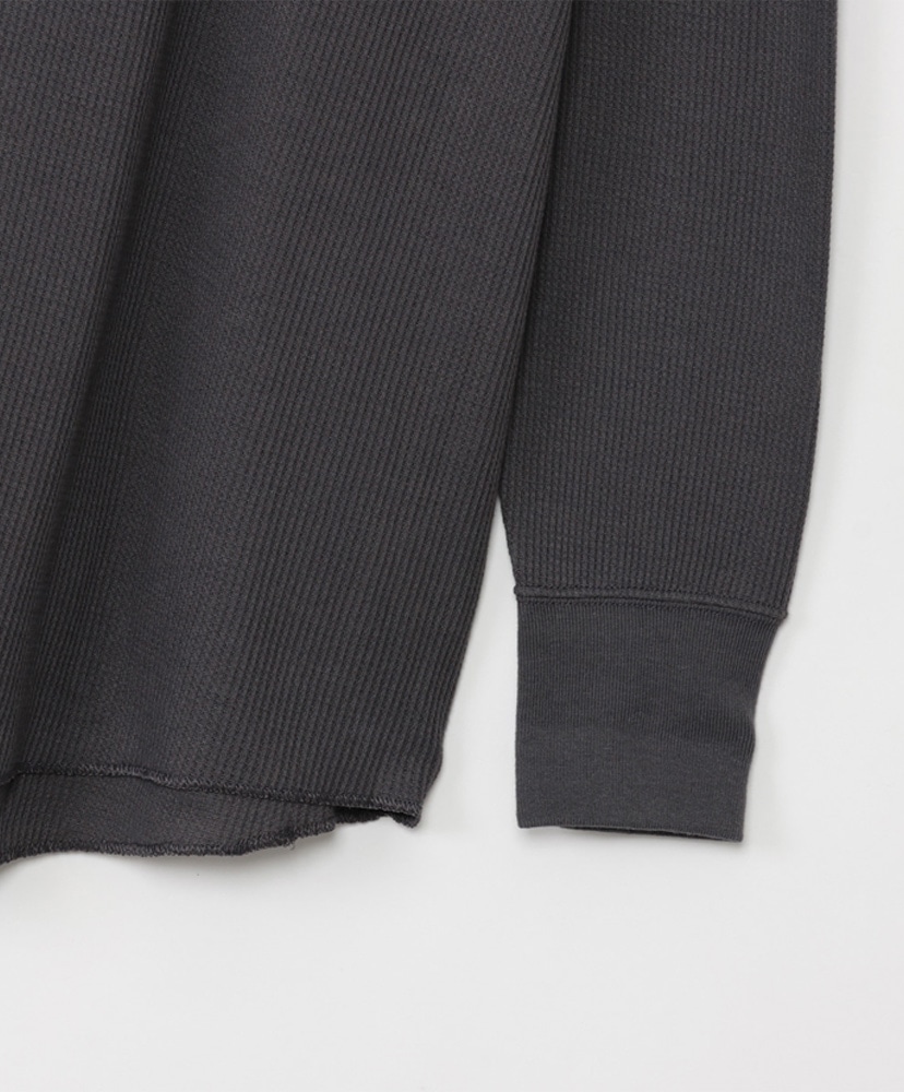 Thermal For Her - Henley Neck T-Shirt Medium gray/ミディアムグレー L(WOMEN)