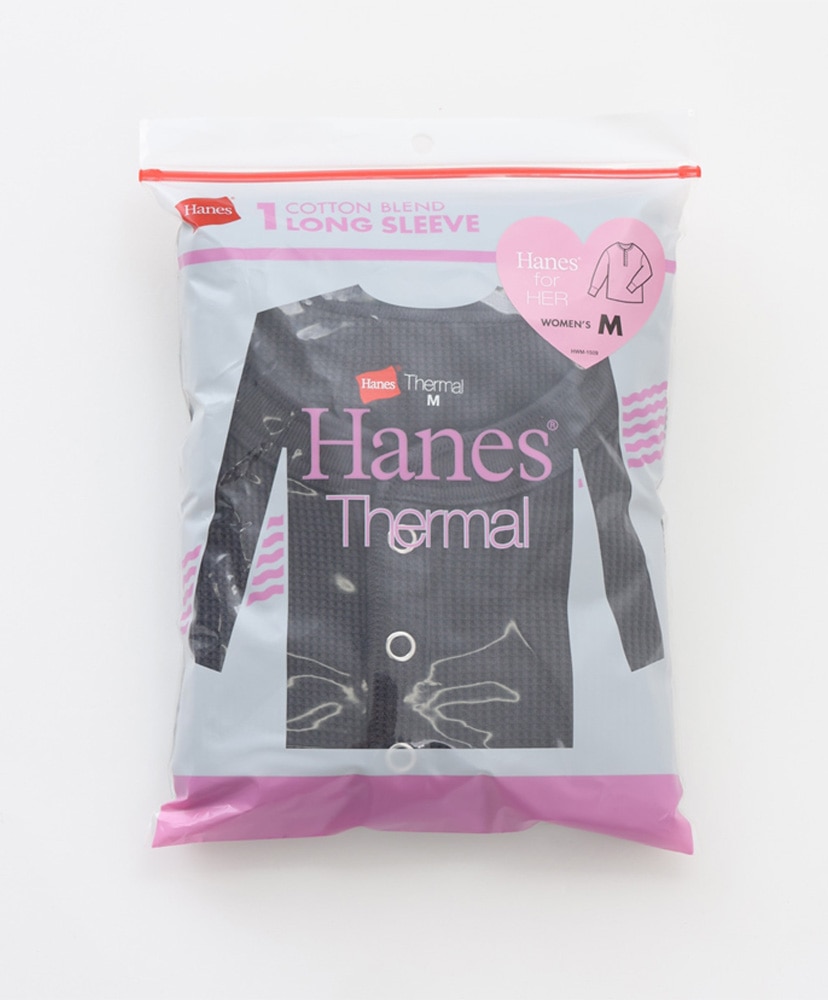 Thermal For Her - Henley Neck T-Shirt Medium gray/ミディアムグレー L(WOMEN)