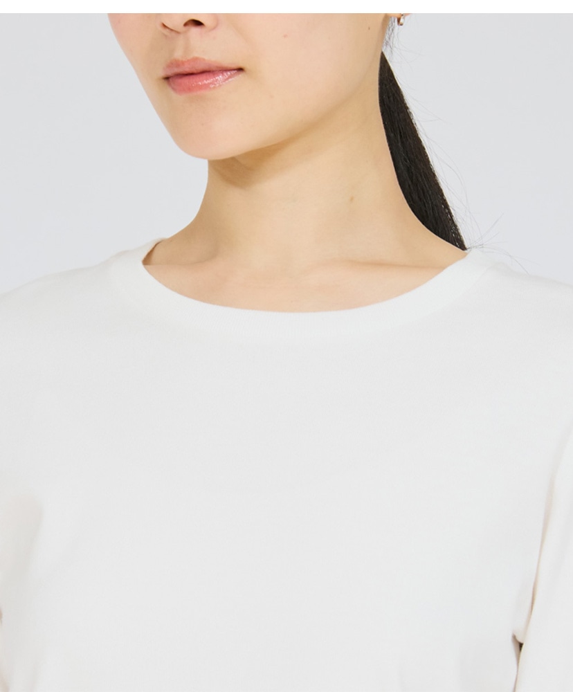 Hanes T-SHIRTS SHIRO for HER - Crew Neck Long Sleeve T-Shirt White/ホワイト L(WOMEN)