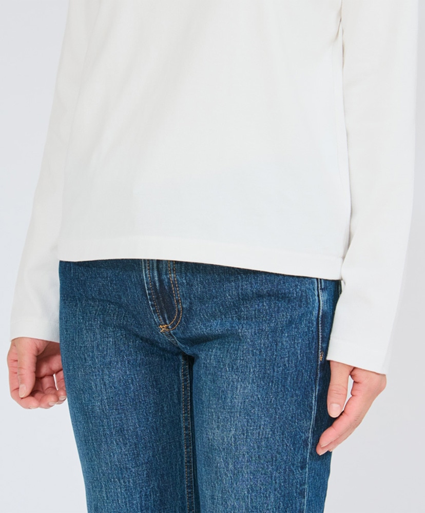 Hanes T-SHIRTS SHIRO for HER - Crew Neck Long Sleeve T-Shirt White/ホワイト L(WOMEN)