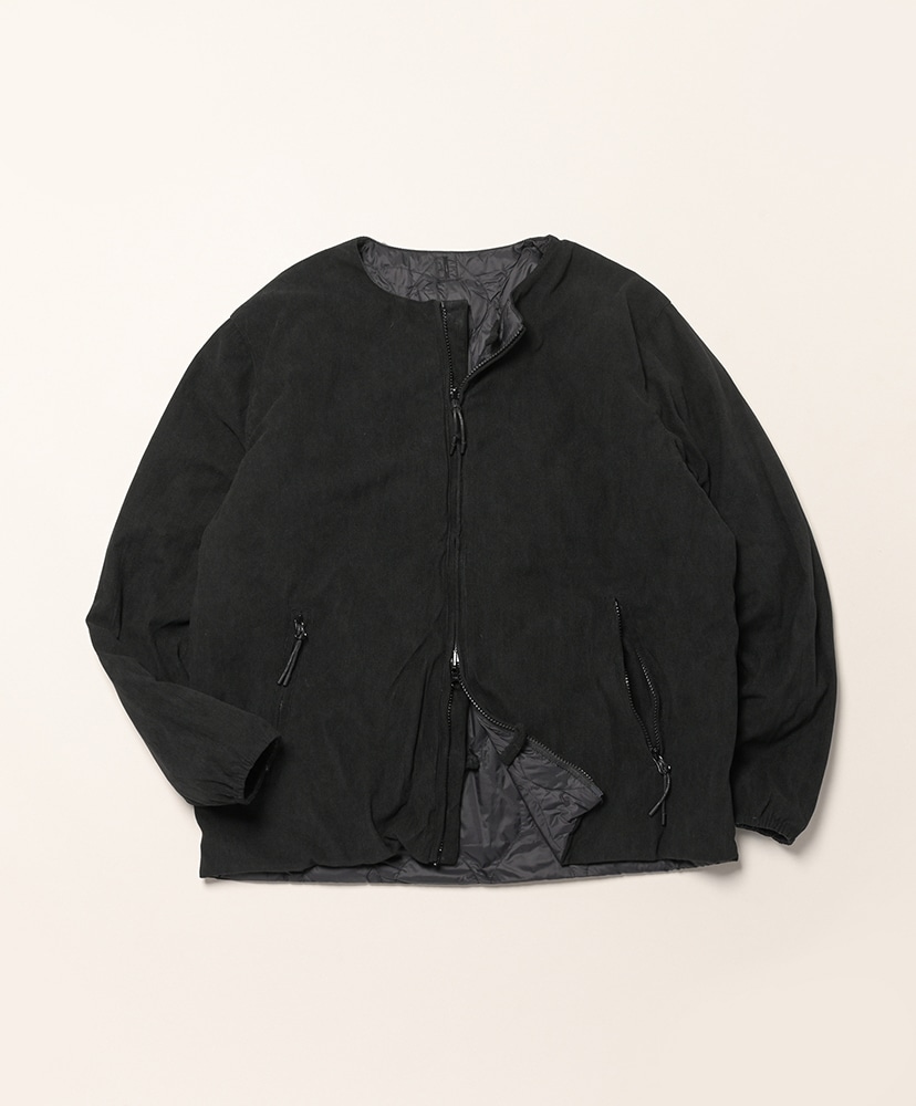 Reversible China Button Down Jacket BK×BK/ブラック×ブラック L(MEN)