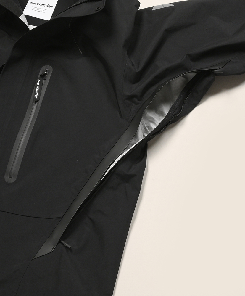 2.5L Hiker Rain Jacket Black/ブラック L(MEN)