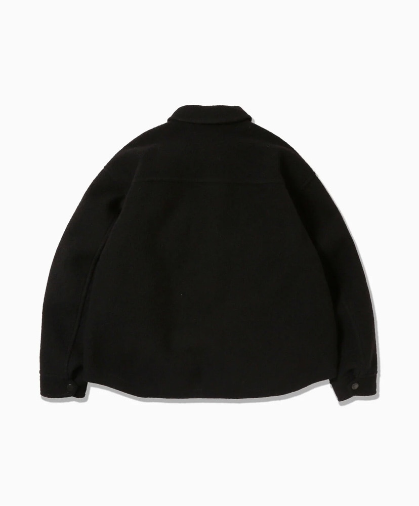Wool Shaggy Zip Jacket Black/ブラック WS(WOMEN)