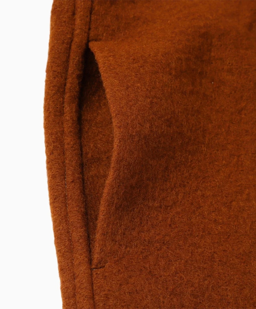 Wool Shaggy Zip Jacket Brown/ブラウン WS(WOMEN)