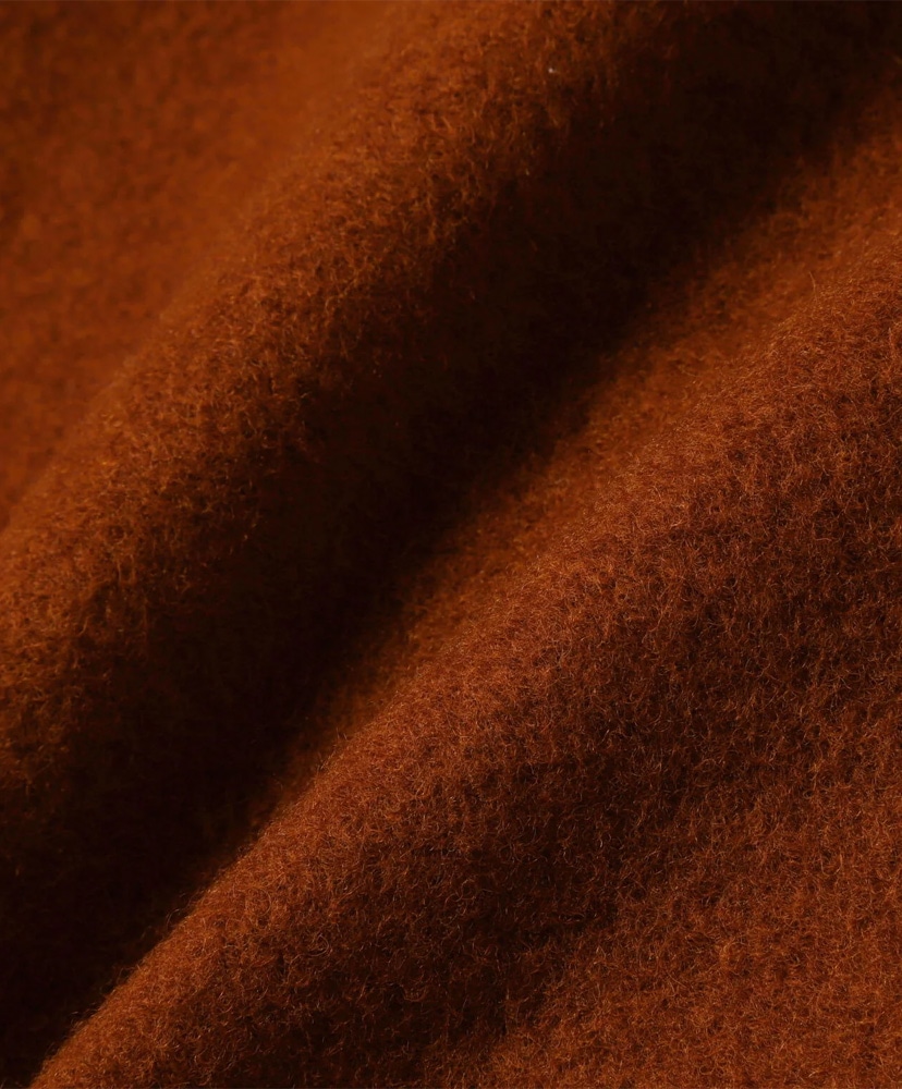 Wool Shaggy Zip Jacket Brown/ブラウン WS(WOMEN)