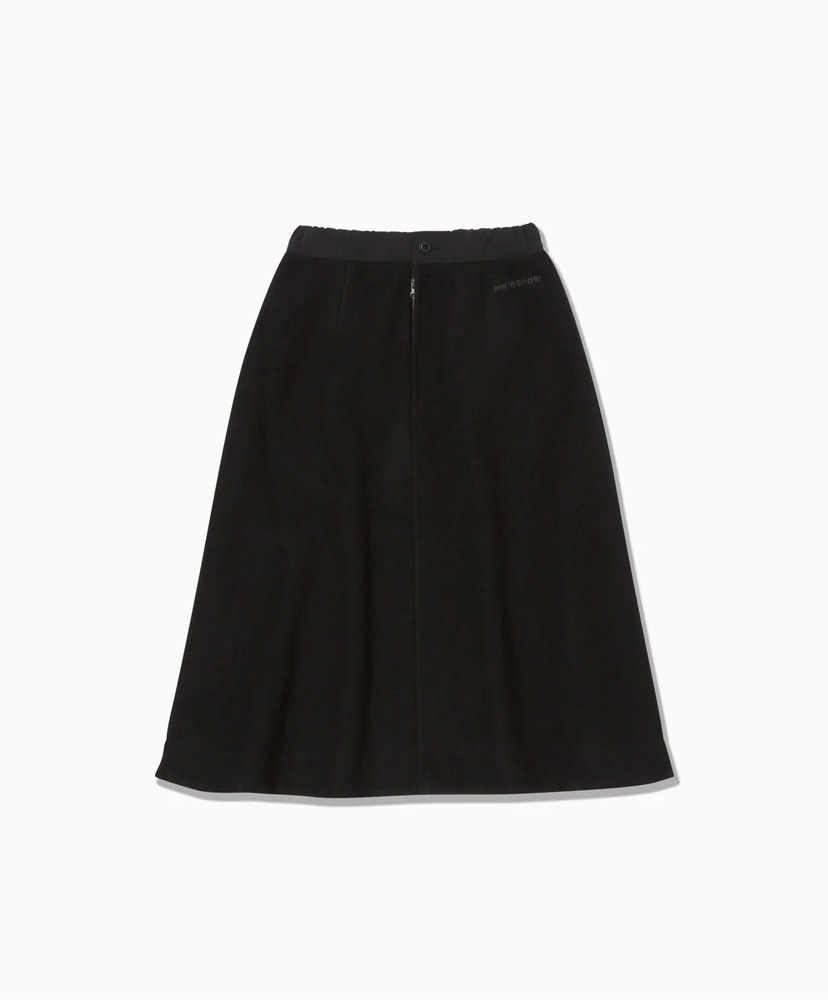 Wool Shaggy Skirt (W) Black/ブラック WM(WOMEN)