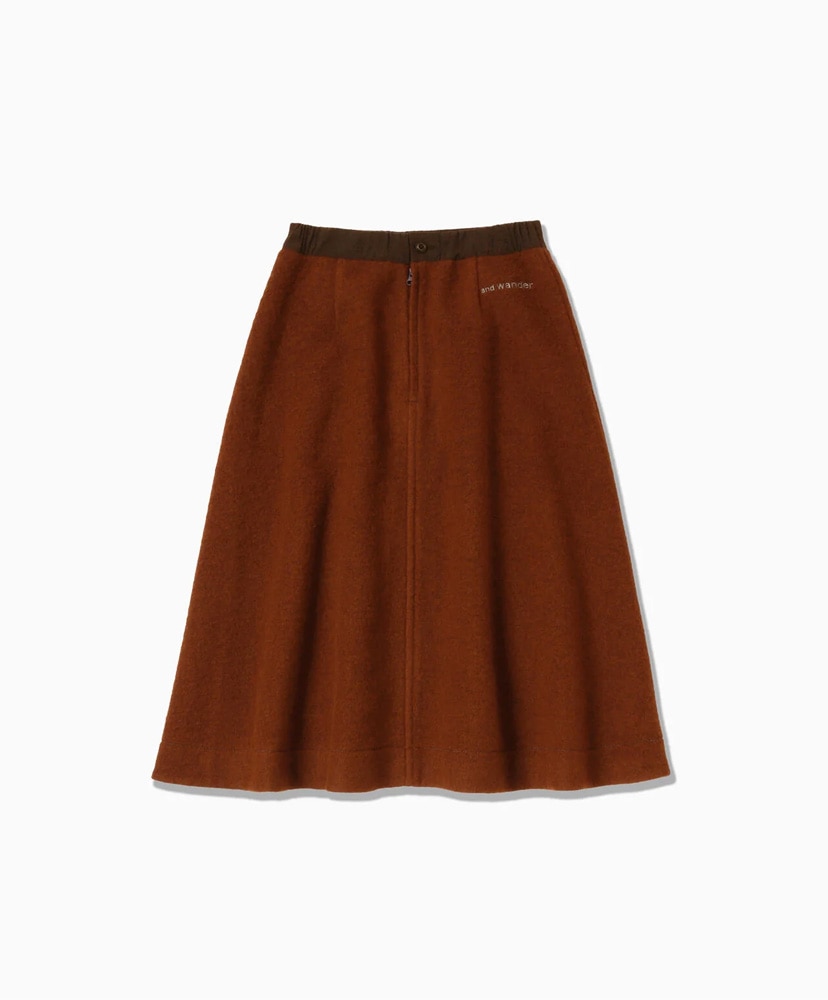 Wool Shaggy Skirt (W) Brown/ブラウン WM(WOMEN)