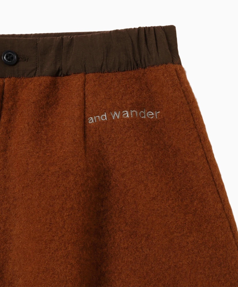 Wool Shaggy Skirt (W) Brown/ブラウン WM(WOMEN)