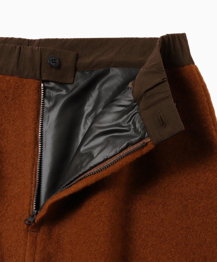 Wool Shaggy Skirt (W) Brown/ブラウン WM(WOMEN)