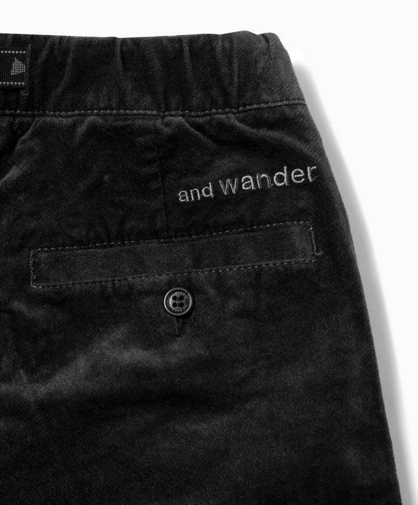 Moleskin Flare Pants (W) Charcoal/チャコール WM(WOMEN)