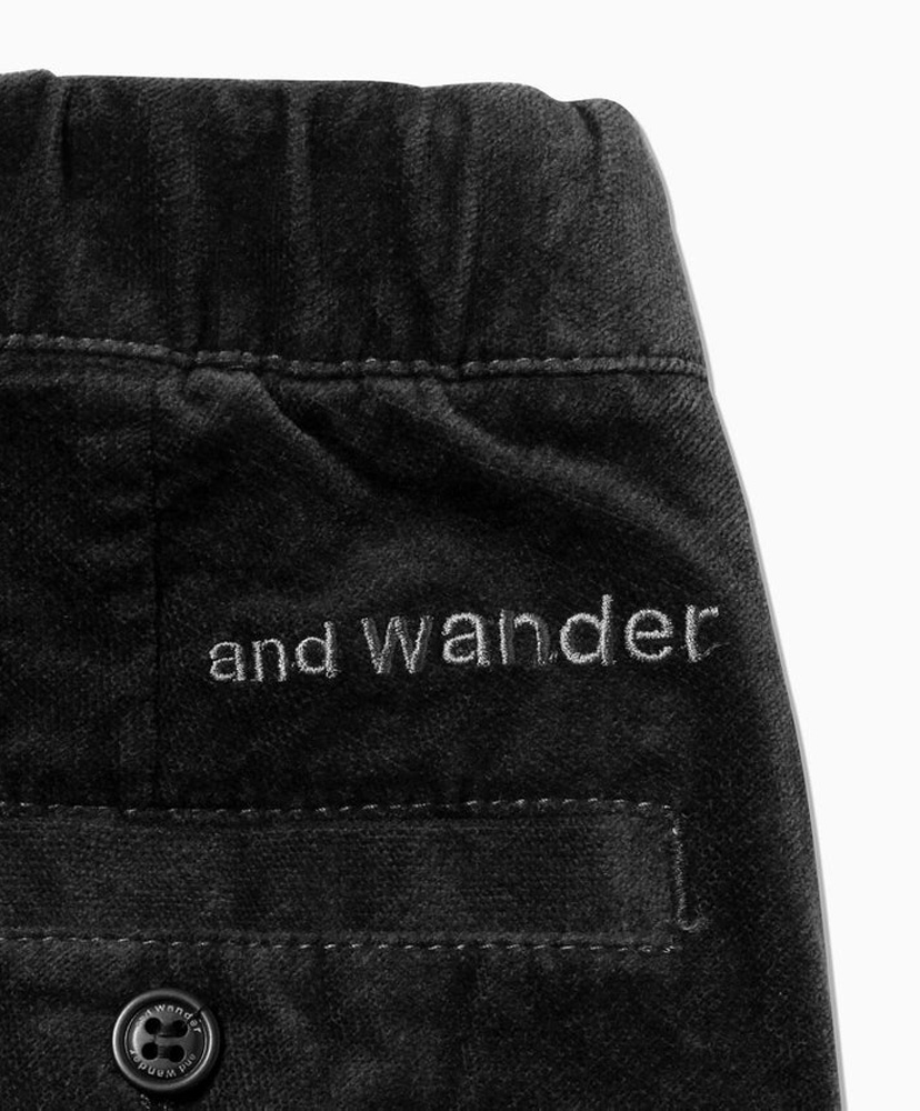 Moleskin Flare Pants (W) Charcoal/チャコール WM(WOMEN)