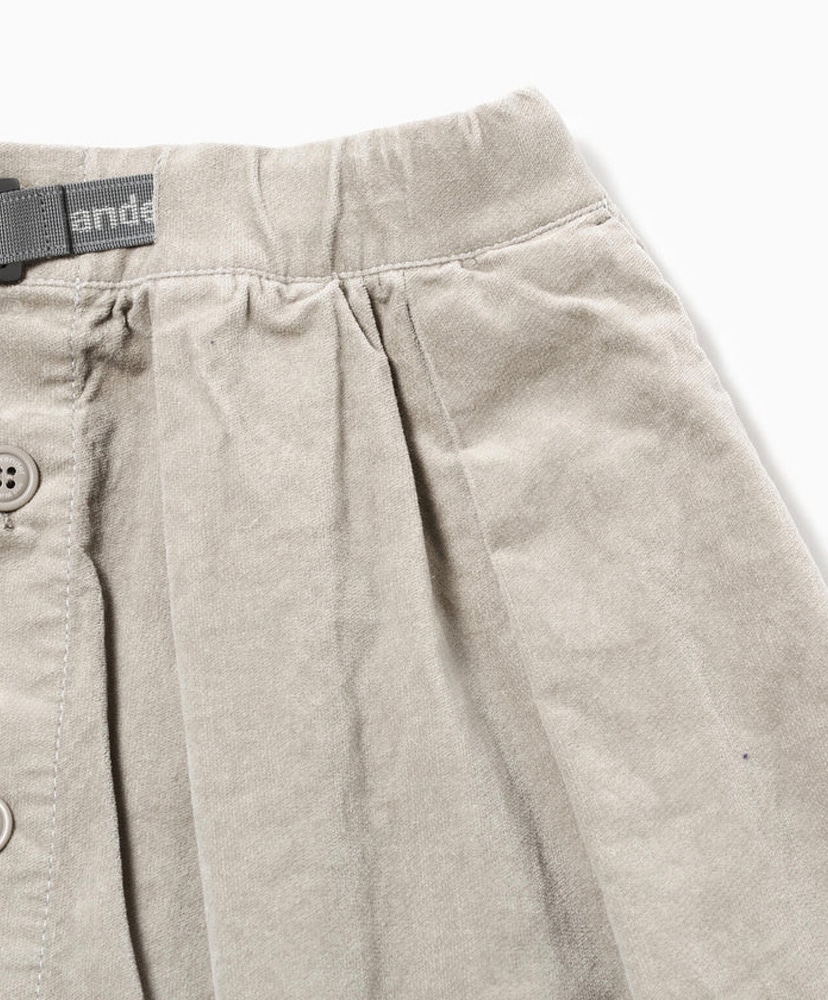Moleskin Skirt (W) L.Gray/ライトグレー WM(WOMEN)